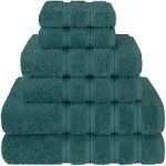 American Soft Linen Luxury 6 Piece Towel Set 2 Bath Towels 2 Hand Towels 2 Washcloths