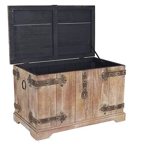 Household Essentials Victorian Small Storage Trunk