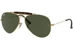 Ray Ban RB3029 Outdoorsman II - 181 Gold/Dark Green - 62 mm