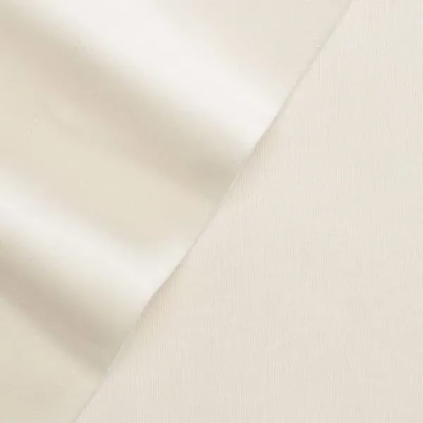 Cuddl Duds Full Flannel Sheet with Deep Pockets, 4-Pieces - Ivory