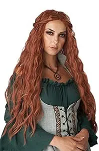 California Costumes Renaissance Maiden Wig - Auburn