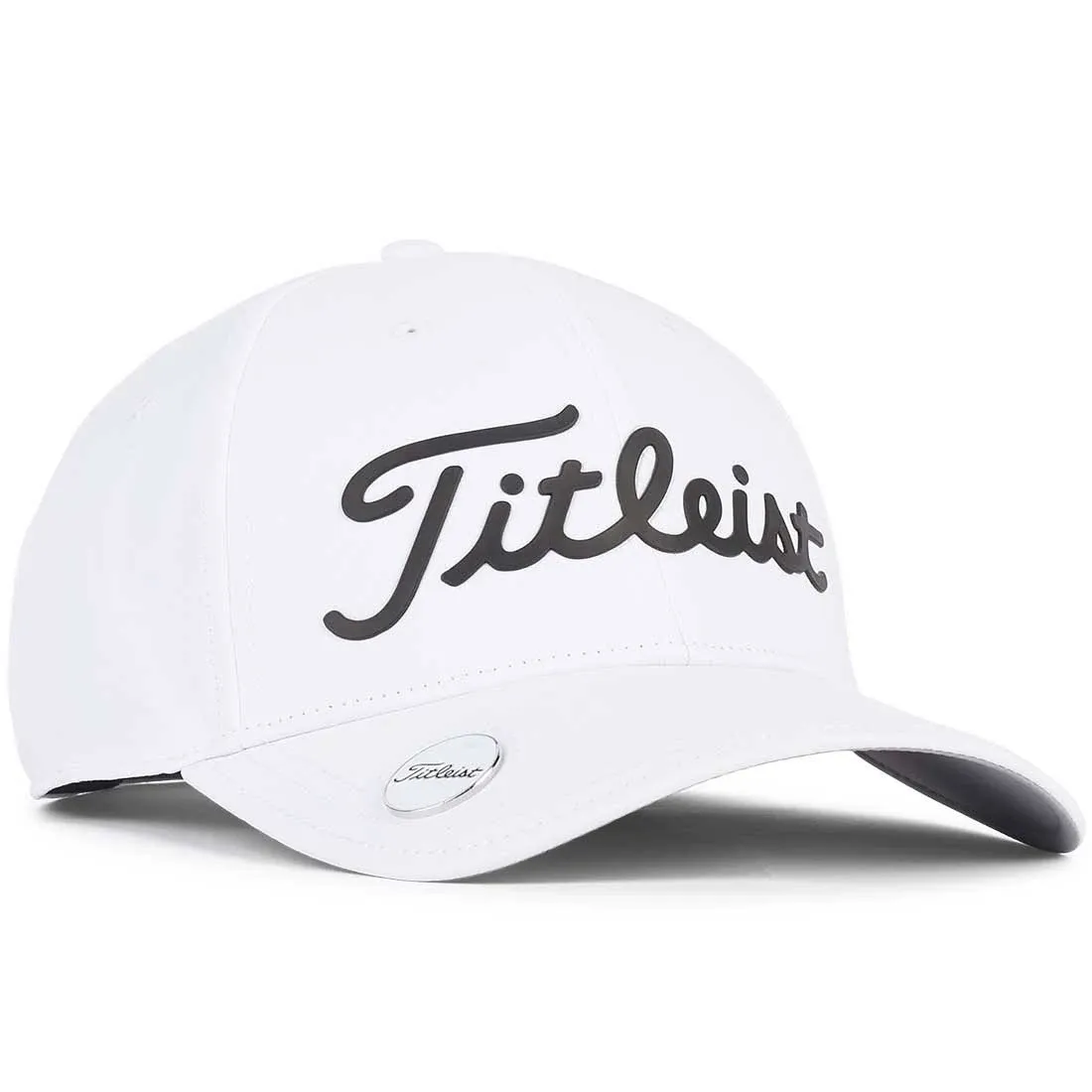 NEW Titleist Players Performance Ball Marker Golf Hat UV Treated White Black