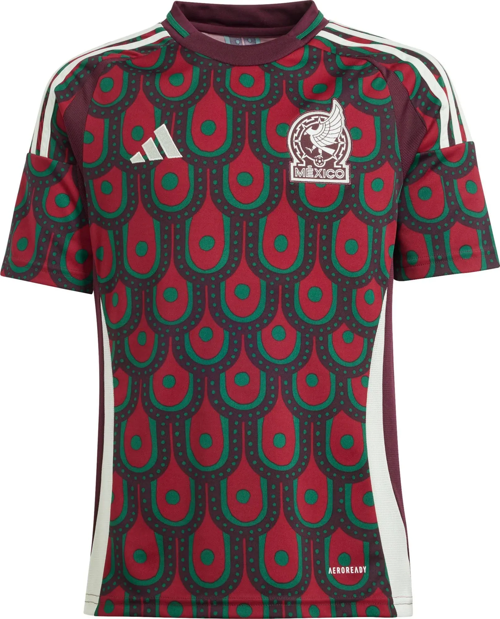 adidas Boys' Mexico 2024 Home Jersey