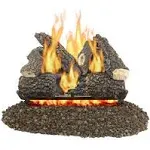 Pleasant Hearth Arlington Ash 24 in. Vented Gas Log Set