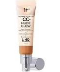 It Cosmetics Cc+ Nude Glow Lightweight Foundation + Glow Serum SPF 40 - Tan