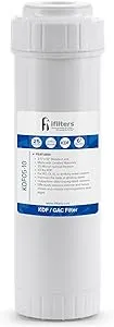 KDF/GAC Water Filter For Chlorine, Taste, Odor, Heavy Metals, Rust - 2.5 x 10