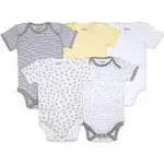 Short Sleeve Baby Bodysuits-Set of 5