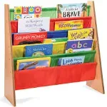 Sagler Kids Bookshelf – Toddler Book Shelf Organizer for Kids – Kids Book