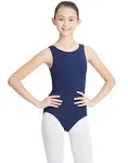 Capezio Navy Women's High-Neck Tank Leotard, Medium