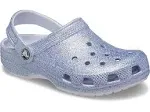 Crocs Classic Purple Glitter Toddler Girls' Clog Shoes, Size: 4