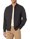 Theory Murphy Precision Ponte Bomber Jacket - Black