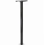 Architectural Mailboxes Black Pacifica In-Ground Steel Post Mailbox