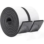 Foam Rubber Seal Strip Tape 2 in One Roll 2 Inch Wide X 1/4 Inch Thick, Foam