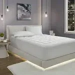 Madison Park - Cloud Soft Overfilled Plush Waterproof Mattress Pad - Twin XL - White