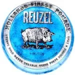 REUZEL Blue Pomade, Strong All Day Hold, Water Soluble Styling, High Shine and Flake Free, Easy To Wash Out, For All Hairstyles