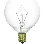 SUNLITE Globe G16.5 Clear E12 Bulb