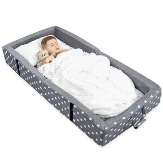 Milliard Portable Toddler Bumper Bed Folds for Travel