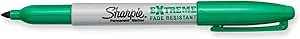 SHARPIE Extreme Permanent Markers, 12-Pack, Green (1927435)