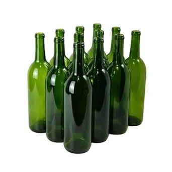 FastRack 750 ml Capacity, (Pack of 12), Green Wine Bottles