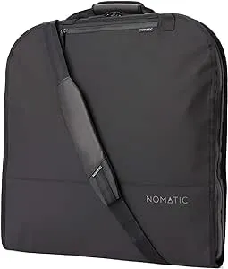 NOMATIC Garment Bag - Premium Black Nylon Garment Bag, Travel Hanging Luggage Garment Bag with Shoe Compartment, Holds Up To 3 Suits Plus Accessories, V2