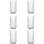 TarHong Mesa Set of 6 22-oz Jumbo Glasses ,Clear