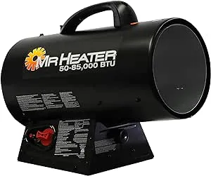 Mr. Heater F271380 MH85QFAV Forced Air Propane Heater, Black