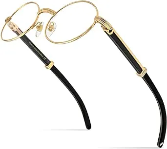 HEPIDEM 100% Really Buffalo Horn Handmade Glasses Frames Luxury 720pcs Diamonds Buffs Eyeglasses 7550179