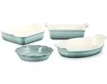 Le Creuset Heritage 4-Piece Bakeware Set in Sea Salt 