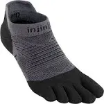 Injinji Run Lightweight No-Show Black