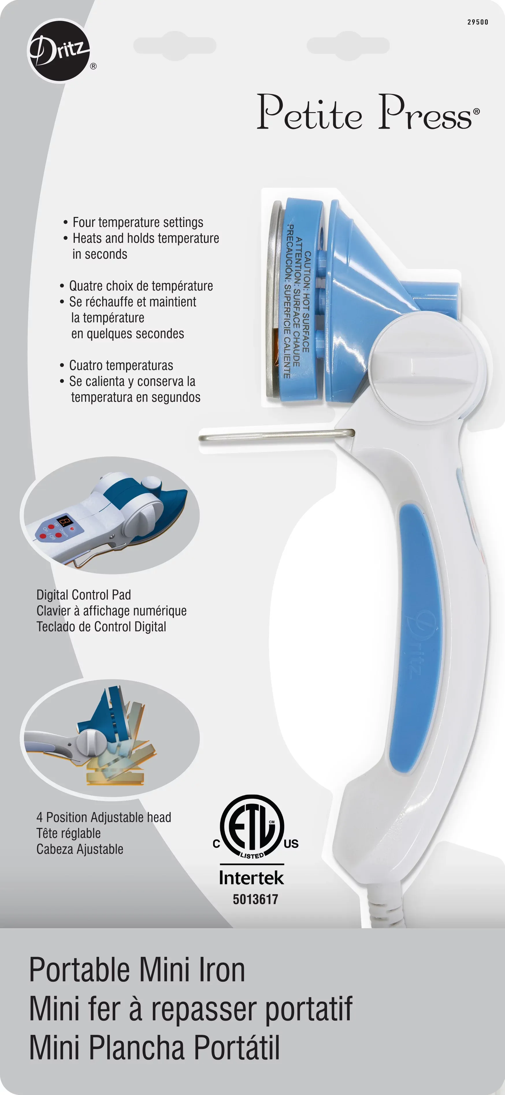 Dritz Petite Press Portable Mini Iron