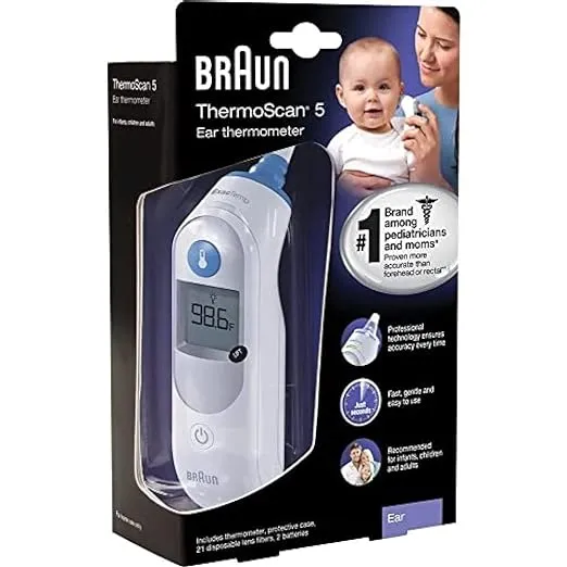 Braun ThermoScan 5 Ear Thermometer – IRT6500