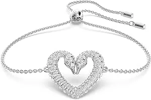 Swarovski Ladies Una Heart White Bracelet