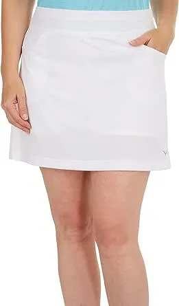 Callaway Women's Heather Golf Skort for Women with Stretch Fabric, TrueSculpt and Opti-Dri Technology