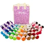 60 Yarn Skeins - Total of 1312 Yard Acrylic Yarn for Knitting and Crochet - Y...