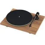 Pro-Ject T1 Phono BT Bluetooth Manual Belt-Drive Turntable Satin Walnut