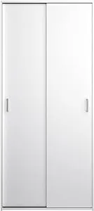 Tvilum Space Wardrobe with 2 Sliding Doors, White