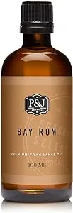 P&J Trading Fragrance Oil | Bay Rum Oil 100ml - Candle Scents for Candle Making, Freshie Scents, Soap Making Supplies, Diffuser Oil Scents