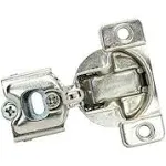 25 Pack Rok Hardware Grass TEC 864 108 Degree 1/4" (6.35mm) Overlay SELF Close Screw-On Compact Cabinet Hinge 04396-15 3-Way Adjustment, G04396-15