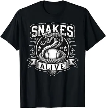 Snakes Alive Baseball T-Shirt