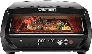 Chefman Food Mover Conveyor Toaster Oven, Stainless Steel