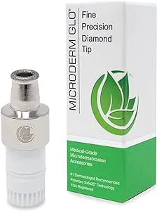 Microderm GLO MINI Diamond Microdermabrasion and Suction Tool - Best Blackhead Remover Pore Vacuum - #1 Advanced Facial Treatment Machine - Anti Aging Wrinkle Care For Collagen Production & Acne Scars