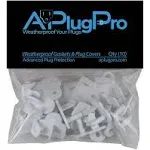 APlugPro Weatherproof Your Plugs Weatherproof Gaskets & Plug Covers | Outdoor/Indoor GFCI Protector, Christmas String Light Installation, Waterproof