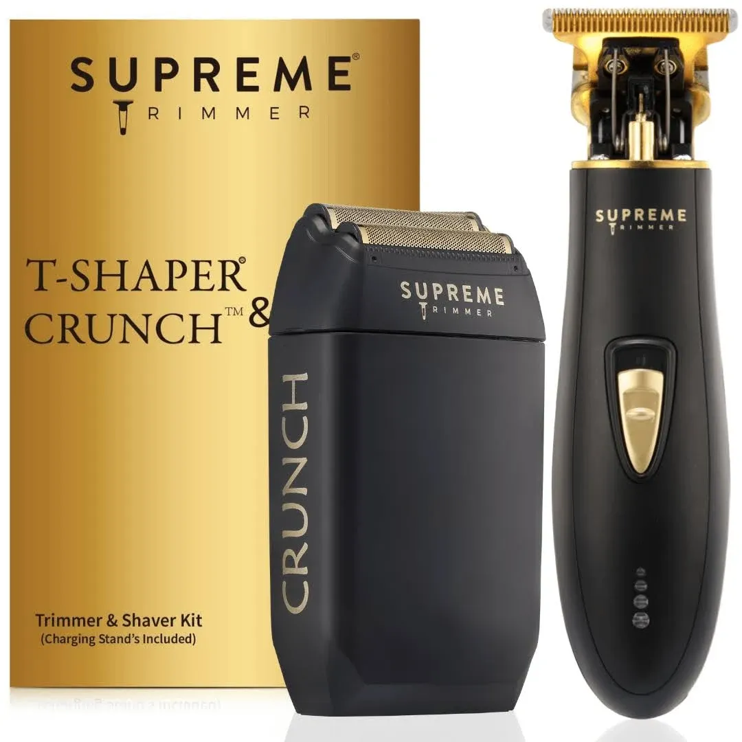 Supreme Trimmer Crunch Shaver & T Shaper Trimmer Bundle