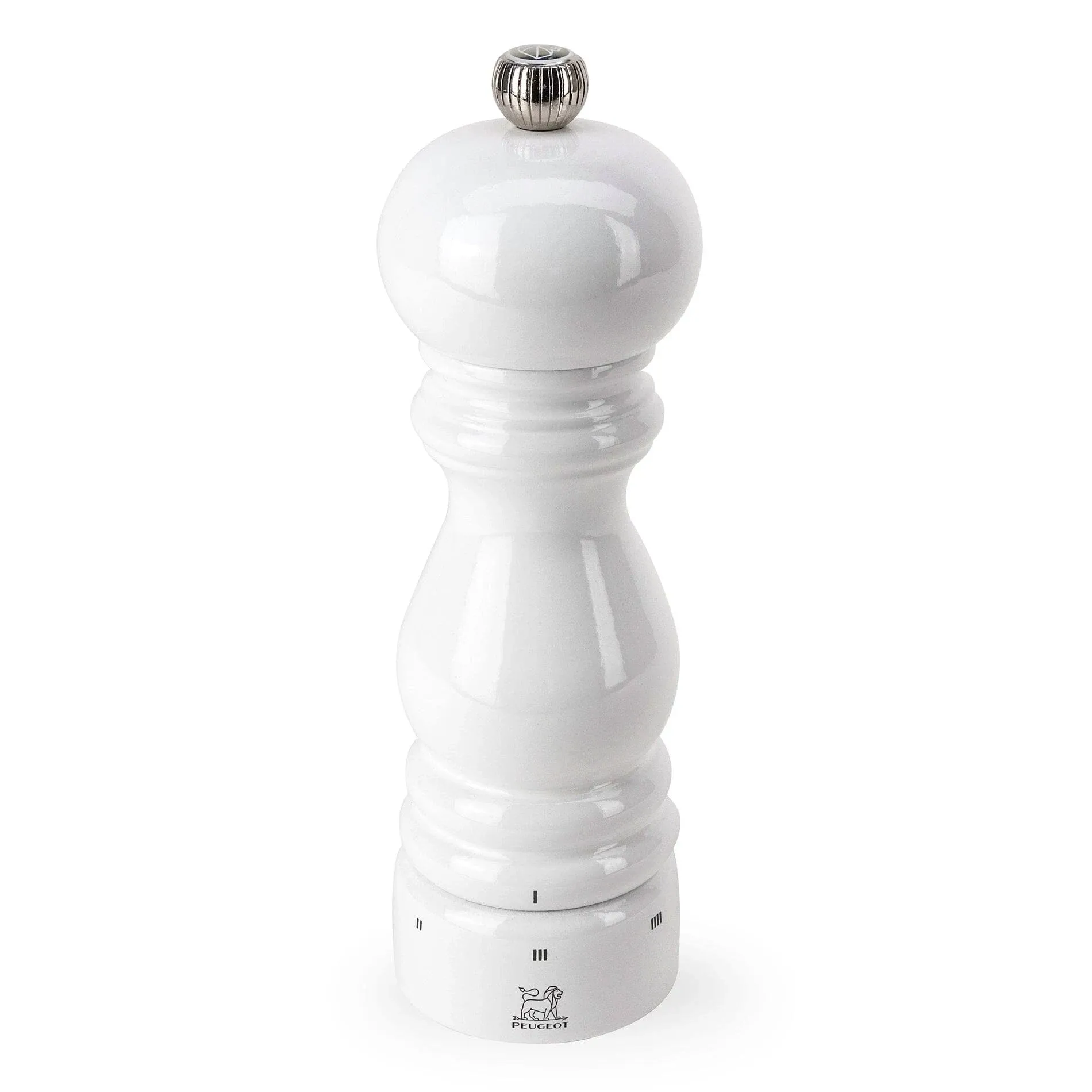 Peugeot Paris U& Select White Lacquer Pepper Mill - 7-in