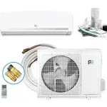 Perfect Aire DIY 24,000 BTU 21 SEER Quick Connect Ductless Mini Split Heat Pump w/ WiFi - 230V