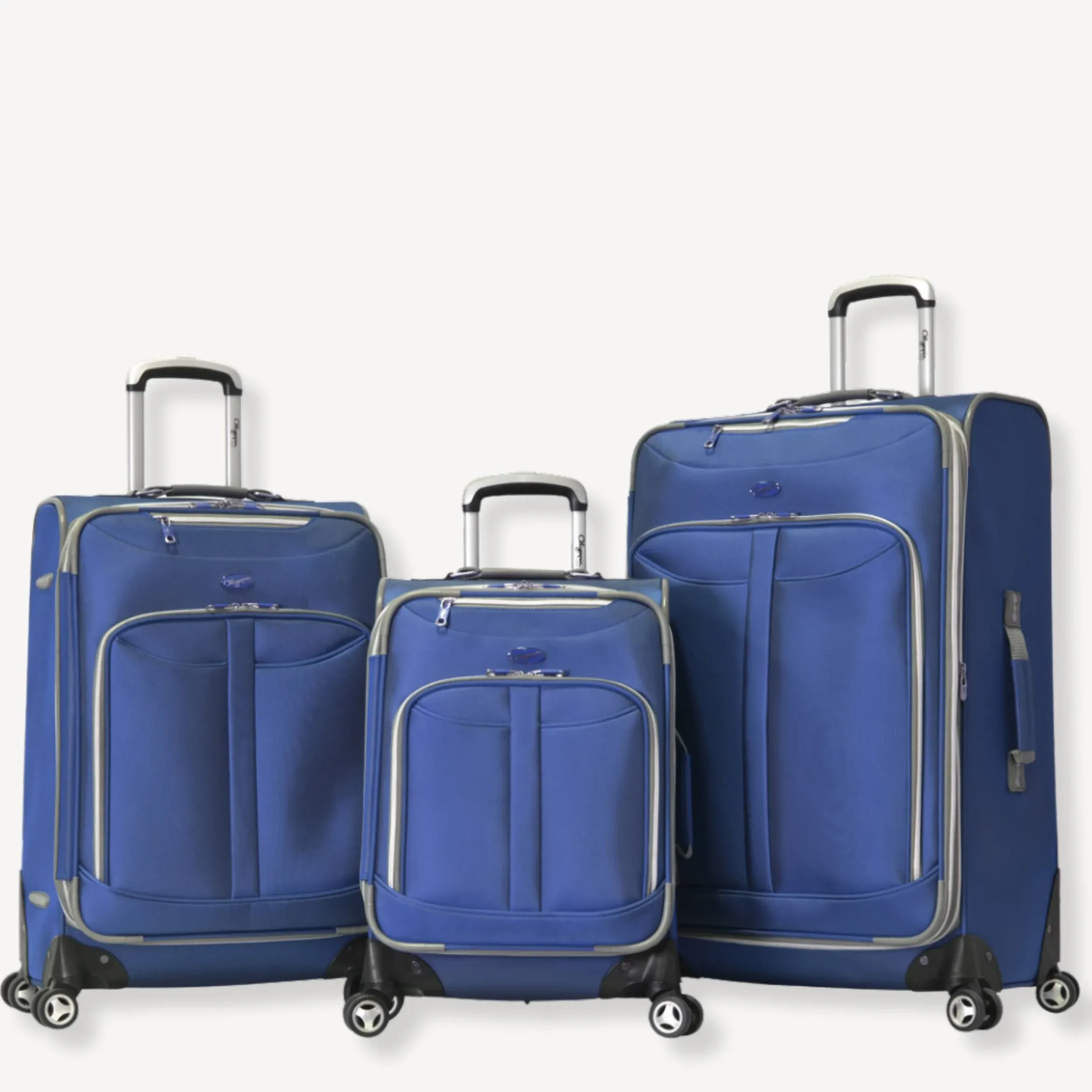 Olympia USA Tuscany 3-Piece Expandable Eva Spinner Set, Blue