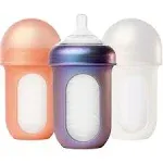 Boon Nursh Reusable Silicone Pouch Bottles - 8oz - Tie Dye (3pk)