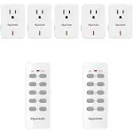 Syantek Remote Control Outlet Wireless Light Switch for Household Appliances, Ex