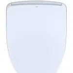 Toto SW3056#01 Washlet S550e Contemporary Elongated Bidet Toilet Seat with EWATER+ - Cotton White