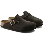 Birkenstock Boston Soft Footbed Suede Black